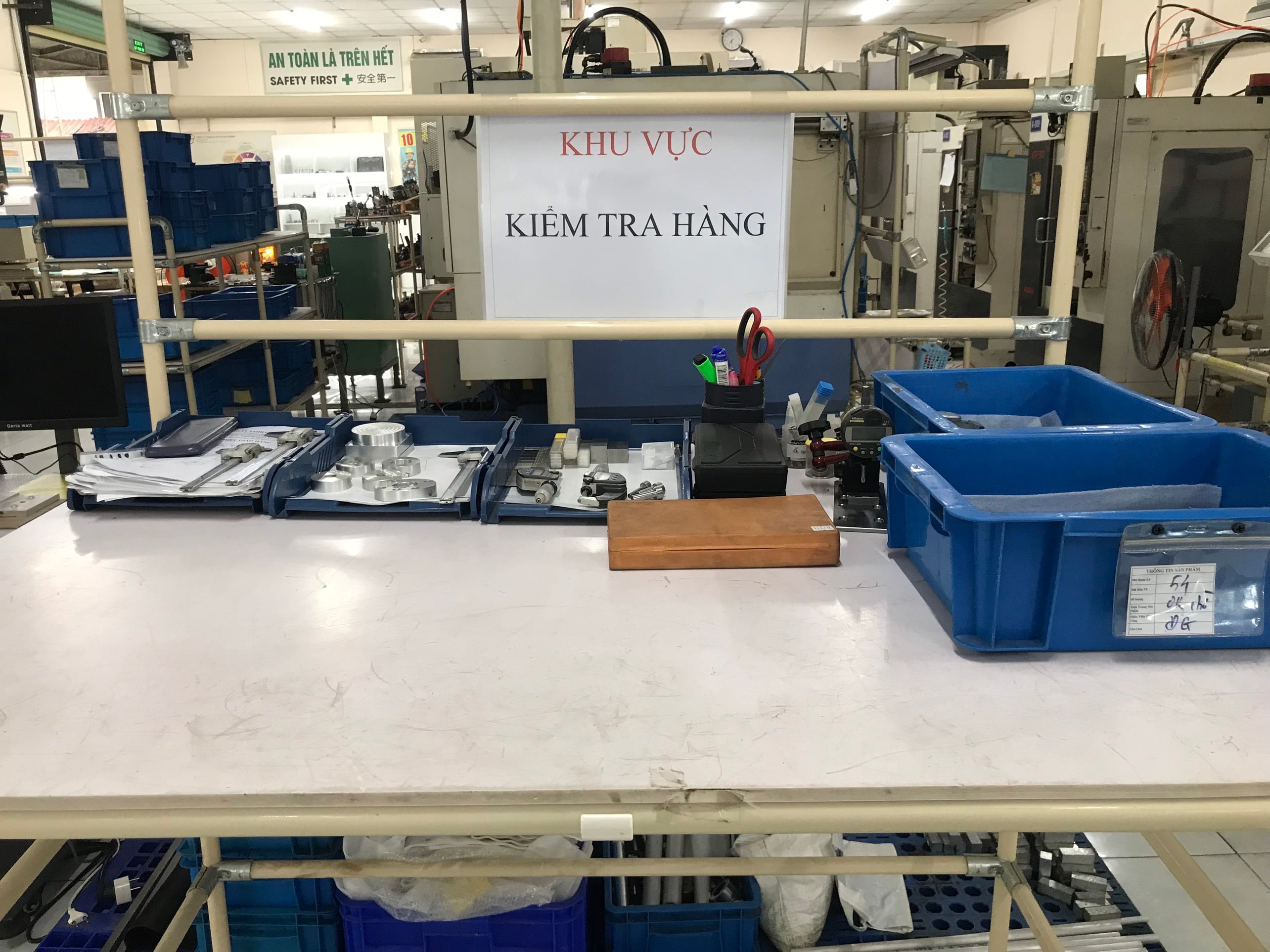 Goods inspection area